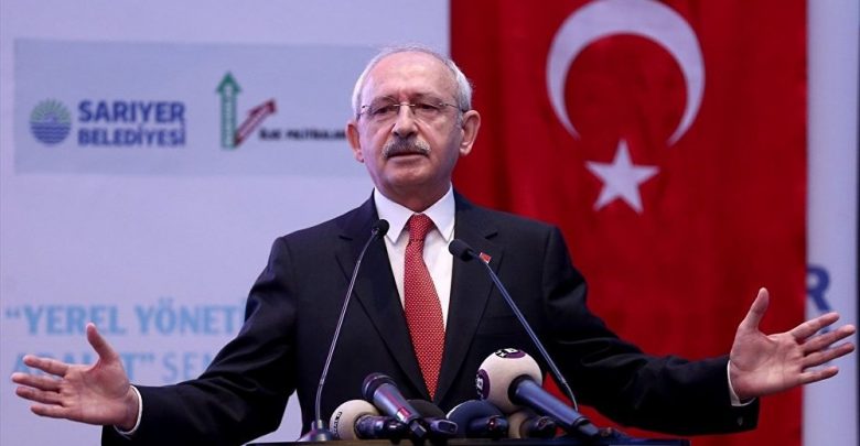 زعيم حزب الشعب الجمهوري المعارض في تركيا كمال كليجدار أوغلو