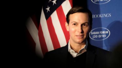 White House senior adviser Jared Kushner delivers remarks on the Trump administration’s approach to the Middle East region at the Saban Forum in Washington