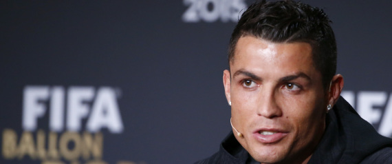 Nominee for 2015 FIFA World Player of the Year Ronaldo attends news conference in Zurich