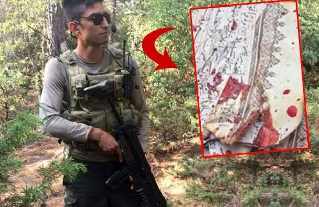 شهيد القرآن تعرف على الجندي التركي الذي ارتقى بعد تفخيخ الإرهابيين للمصحف الشريف