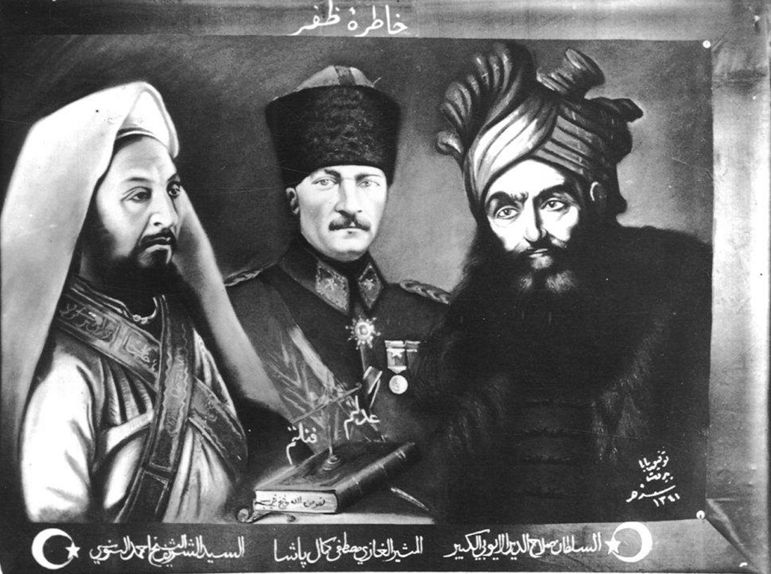 أتاتورك و صلاح الدين و السنوسي
