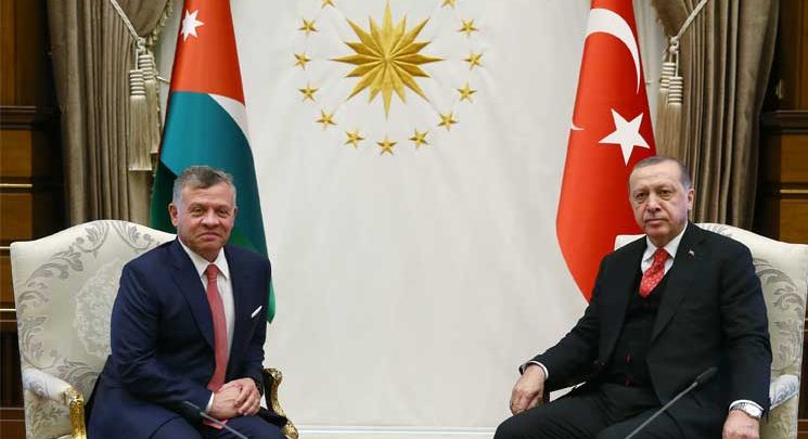 أردوغان و الملك عبد الله
