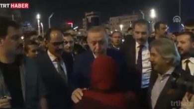 أردوغان و سيدة جزائرية