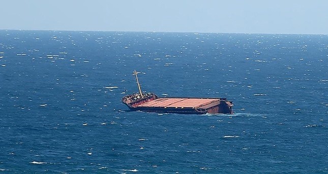غرق سفينة تركية