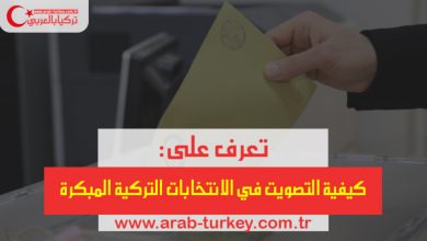 كيفية التصويت في الانتخابات التركية المبكرة 2018