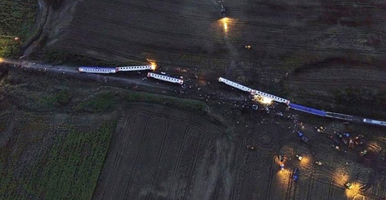 حادث قطار في تركيا