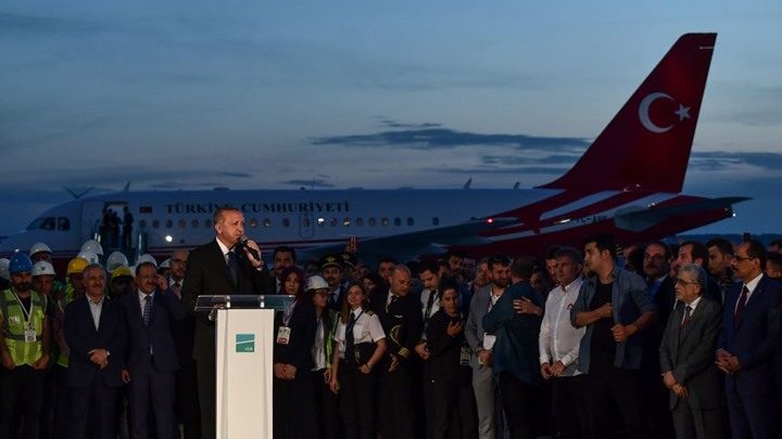 أردوغان مطار إسطنبول