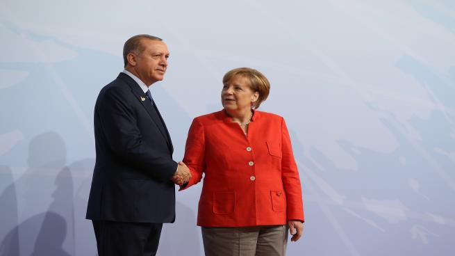 أردوغان و ميركل