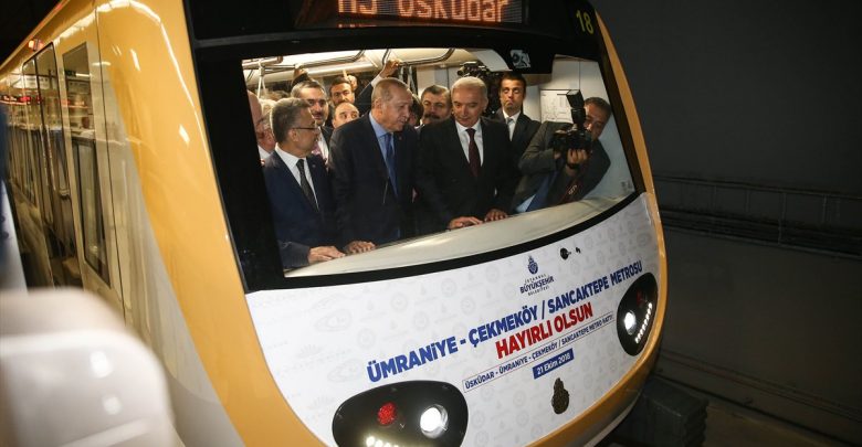أردوغان يفتتح مترو