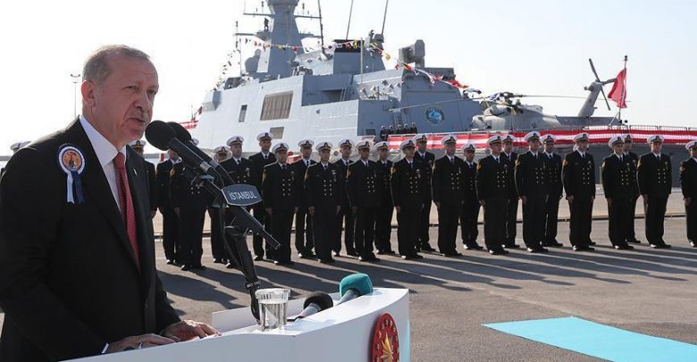 أردوغان و القوات البحرية