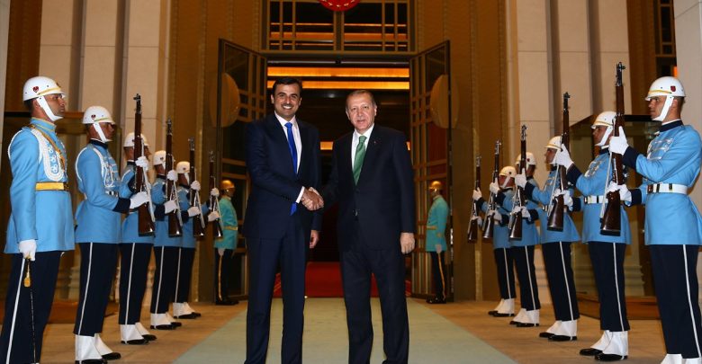 أردوغان و تميم بن حمد