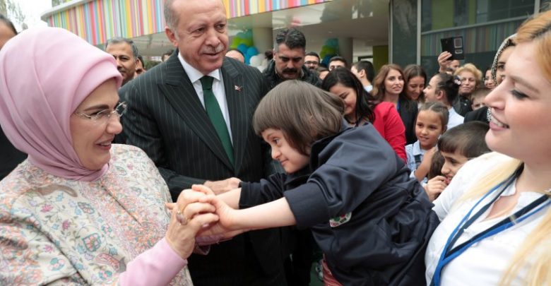 أردوغان و ذوي الاحتياجات الخاصة