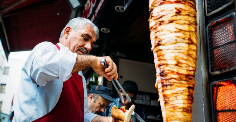 Kebab Seller in Istanbul