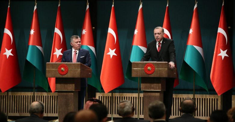 أردوغان و الملك عبد الله الثاني