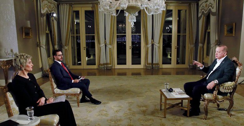 أردوغان مقابلة