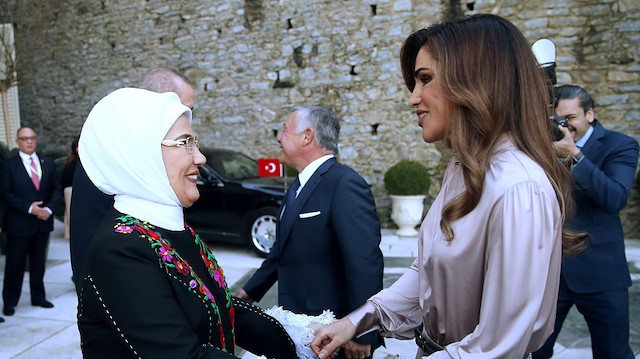 أمينة أردوغان و الملكة رانيا