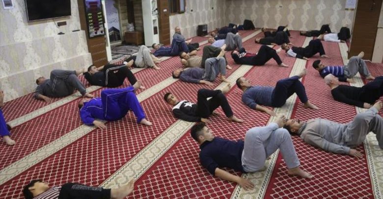رياضة في المسجد
